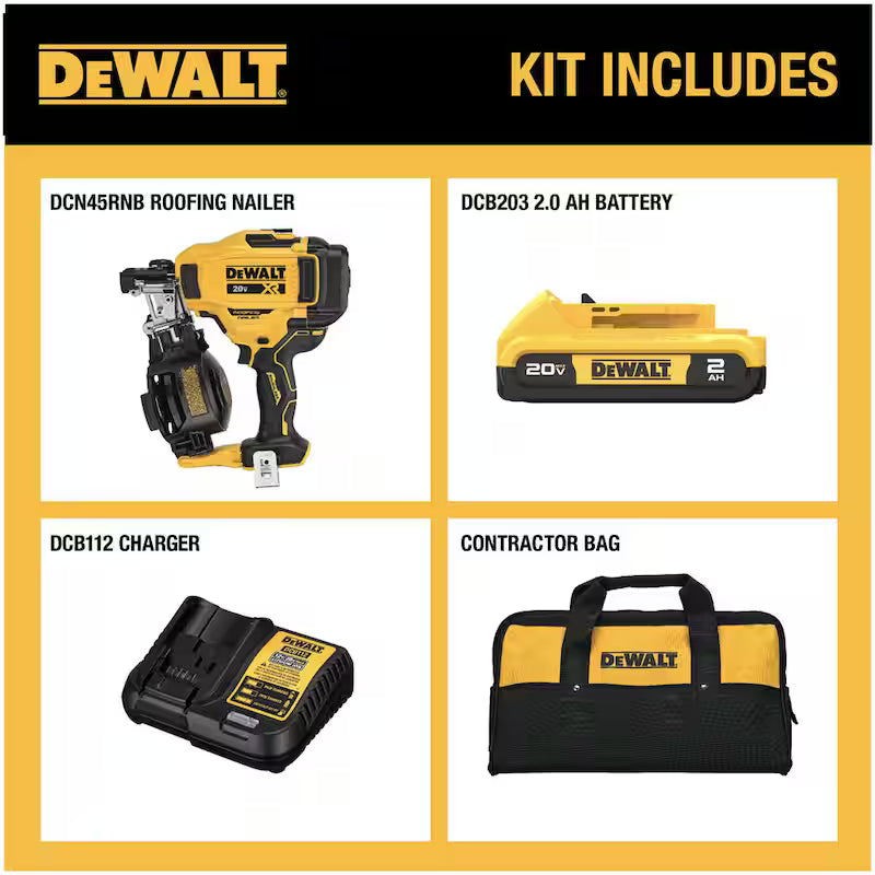 20V MAX Lithium-Ion Cordless Roofing Nailer Kit J304