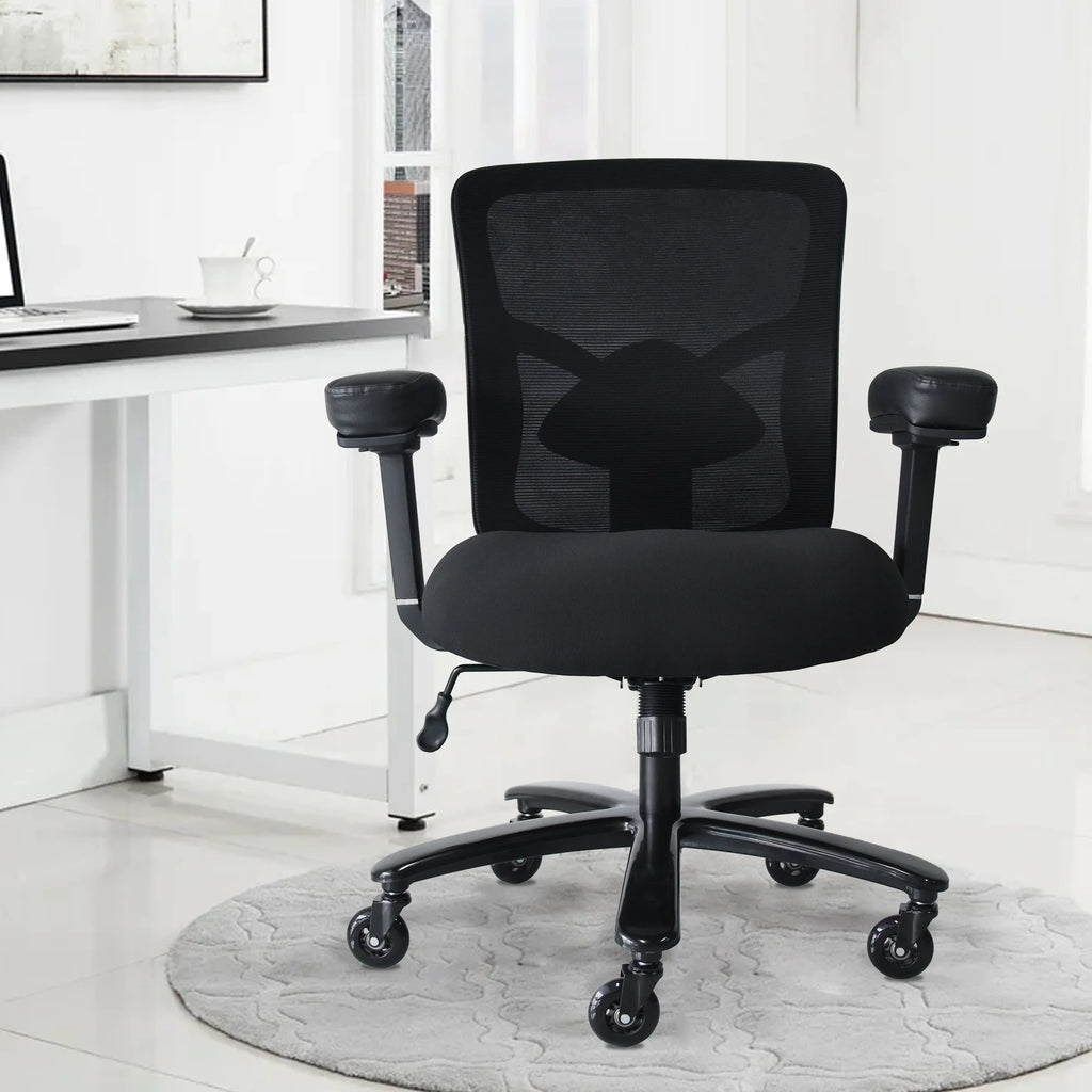 Big and Tall Office Chair with Lumbar Support R1939