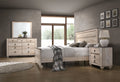 White Wash 4-Piece King Size Bedroom Set G59966