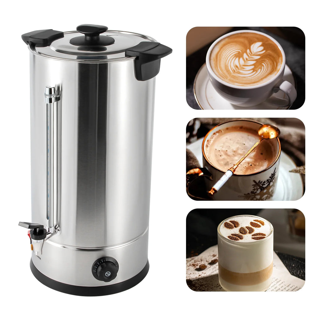 8L Stainless Steel Commercial Coffee Urn T347