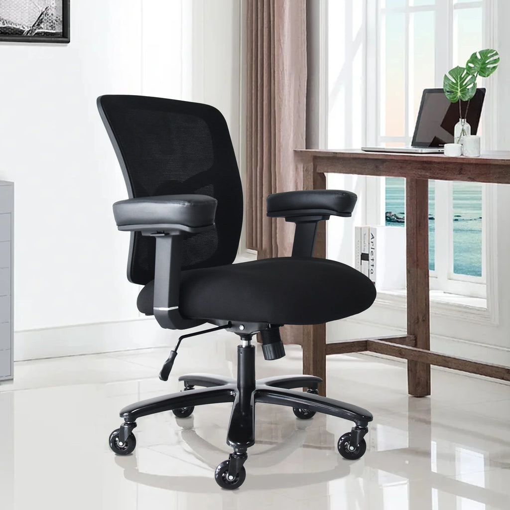 Big and Tall Office Chair with Lumbar Support R1939