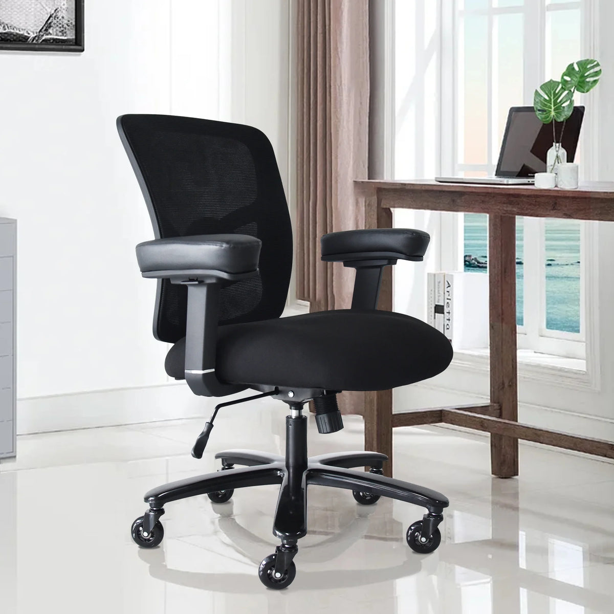 Big and Tall Office Chair with Lumbar Support R1939