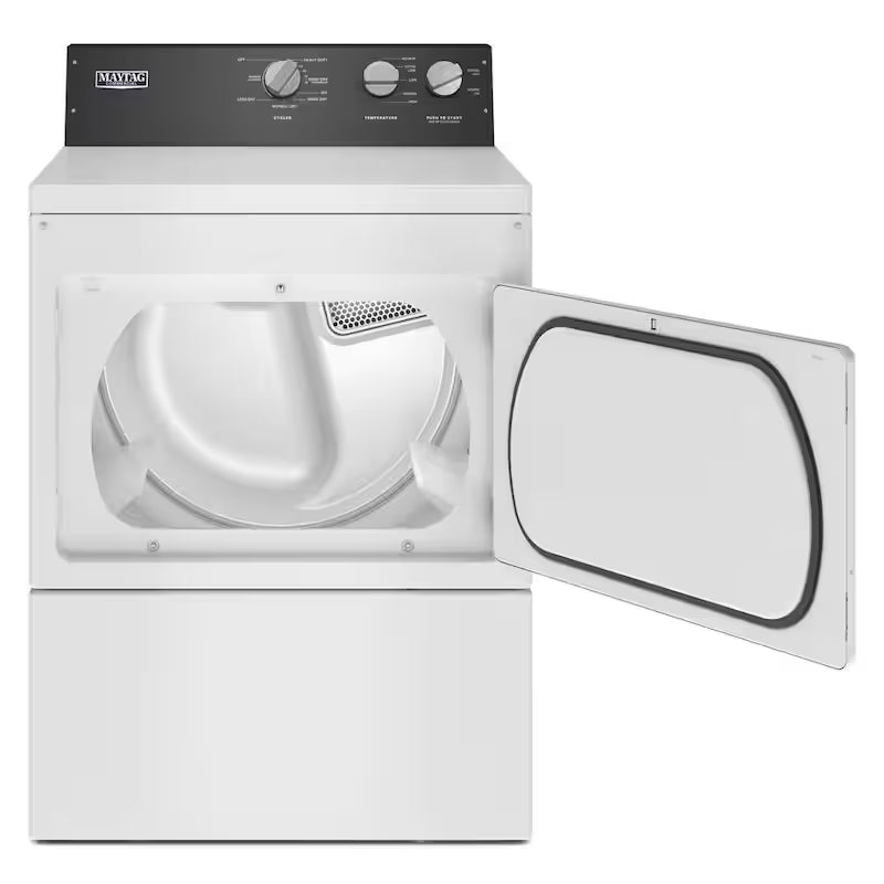 7.4 cu.ft. Vented Front Load Gas Dryer in White N21788