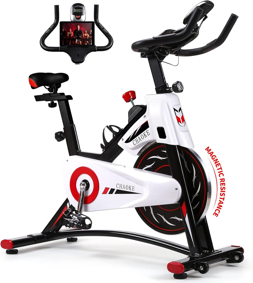 Indoor Cycling Bike Magnetic Resistance Whisper Quiet D1129