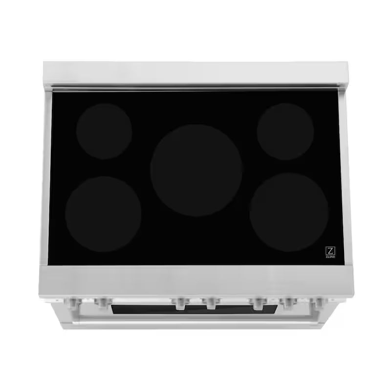 Freestanding Electric Range 4 Element Induction Cooktop Stainless Steel A753064