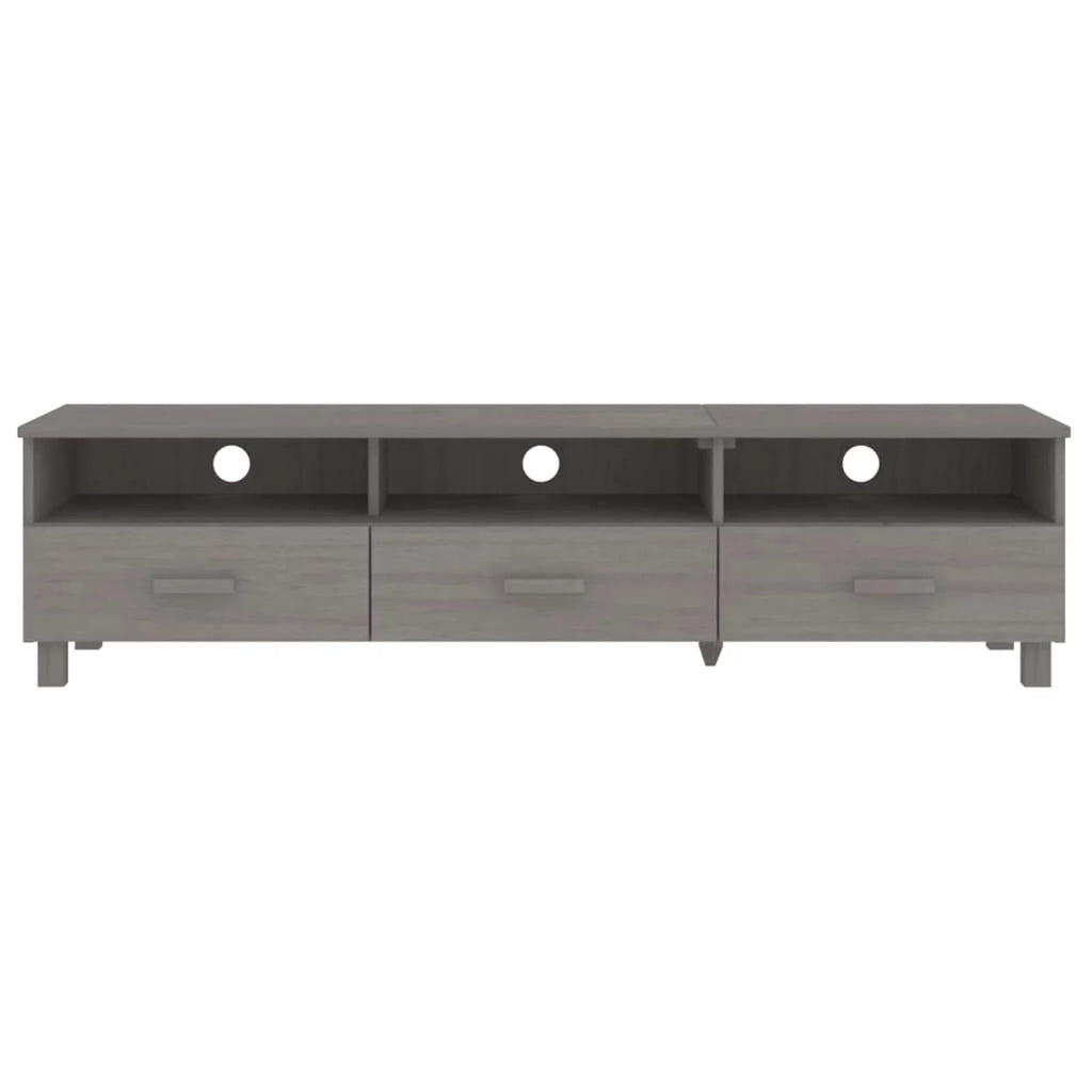 Gray Solid Wood Pine TV Stand X481187