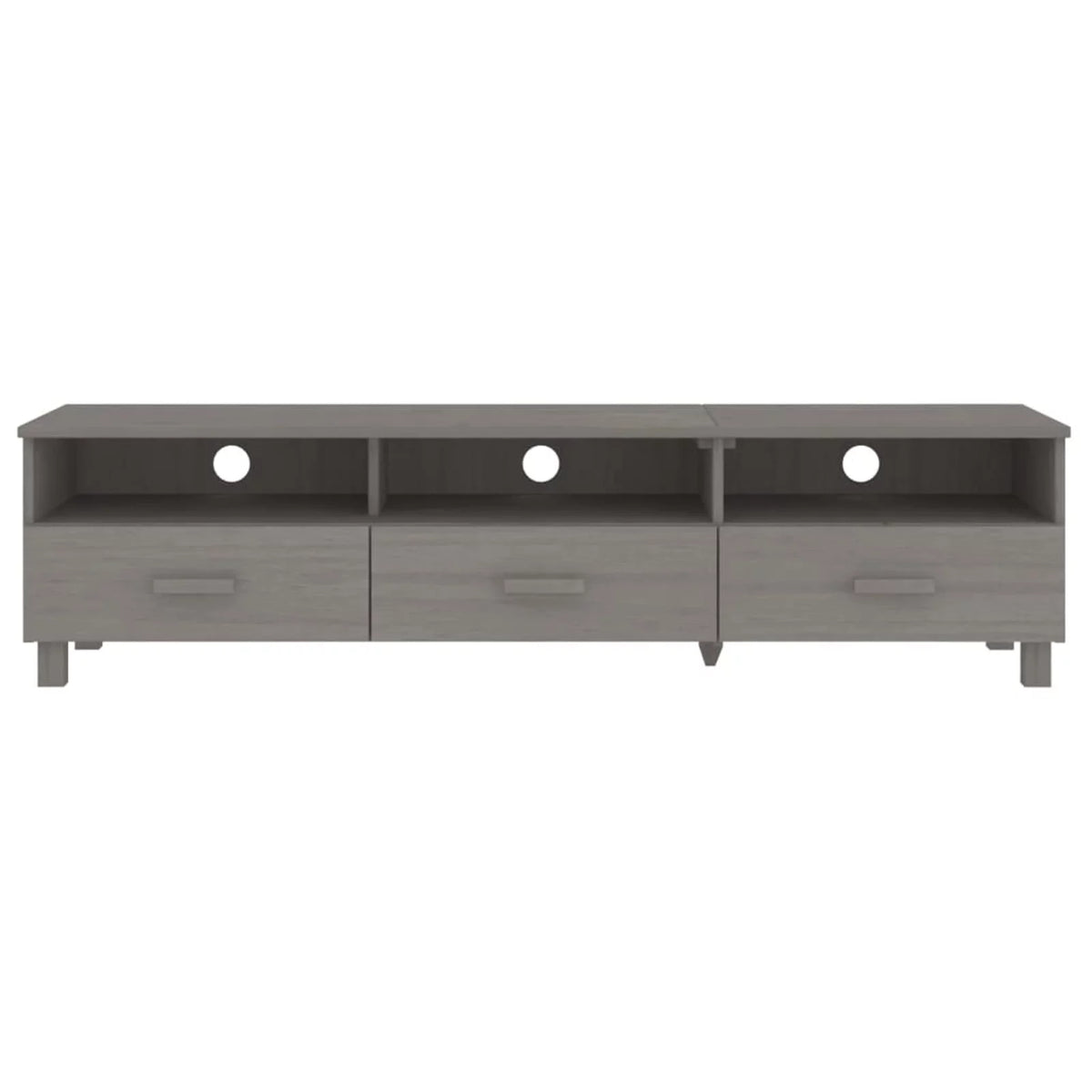 Gray Solid Wood Pine TV Stand X481187