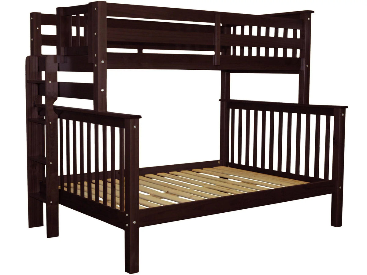 Twin over Full Bunk Beds with End Ladder R48004
