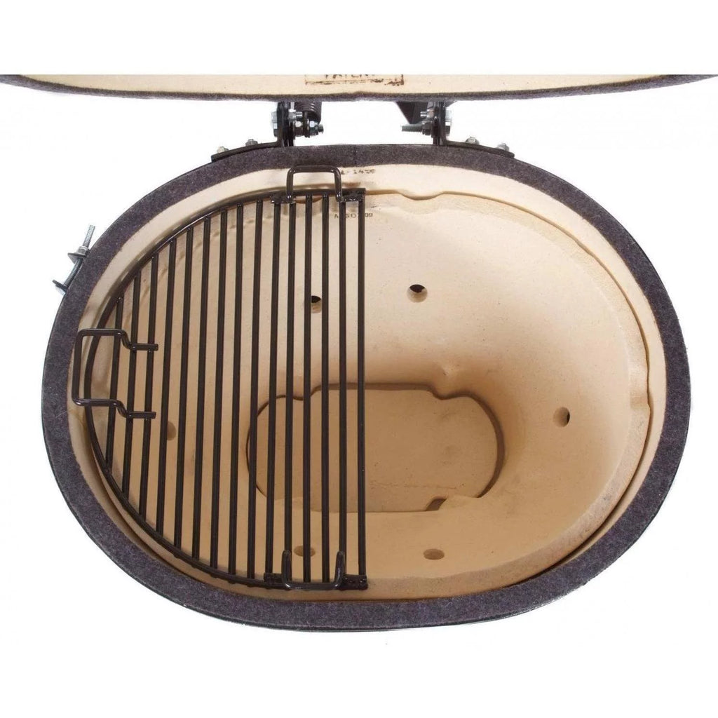 Oval Ceramic Charcoal Kamado Grill J2407