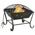 Fire Pit with Poker 24.4 XXL Steel Z5630