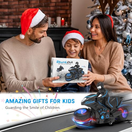 Remote Control Motorcycle with RGB Wheels Lights Z203