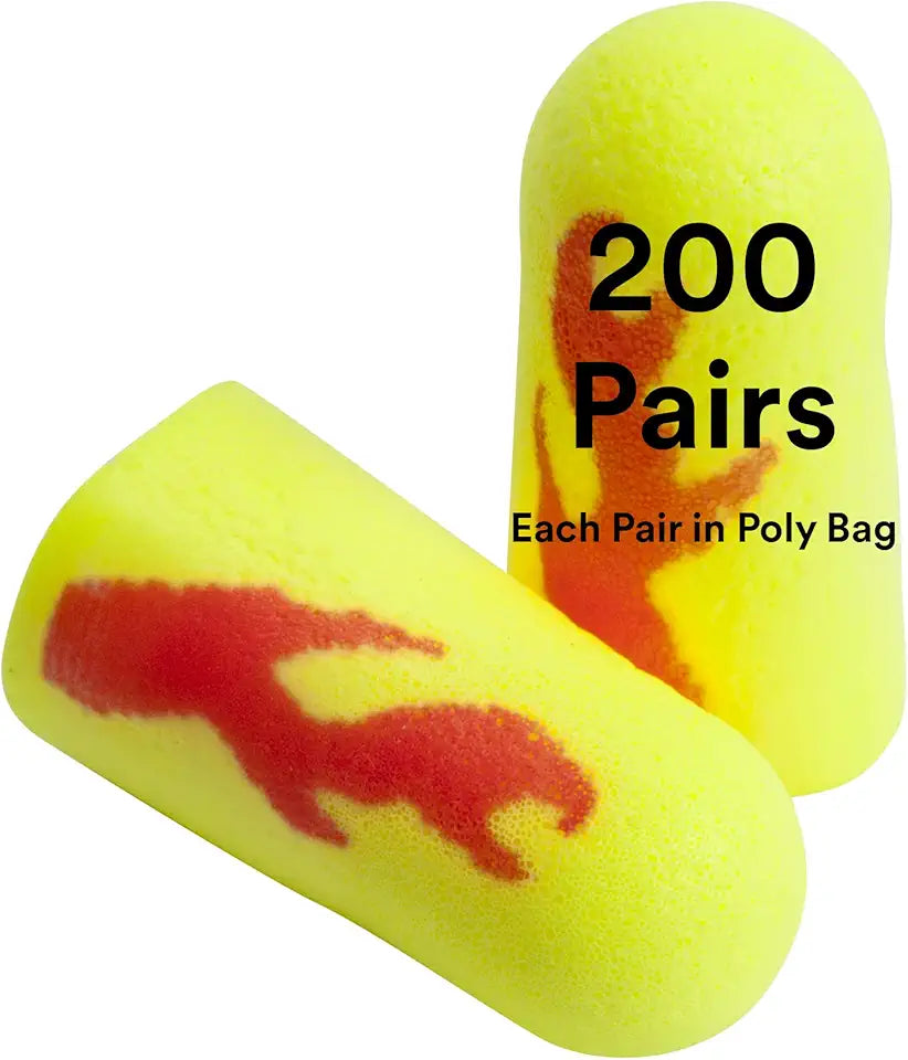 200 Pairs Uncorded Disposable Foam Ear Plugs NRR 33 R530510