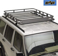 Black Steel Roof Rack Cargo Basket V3763