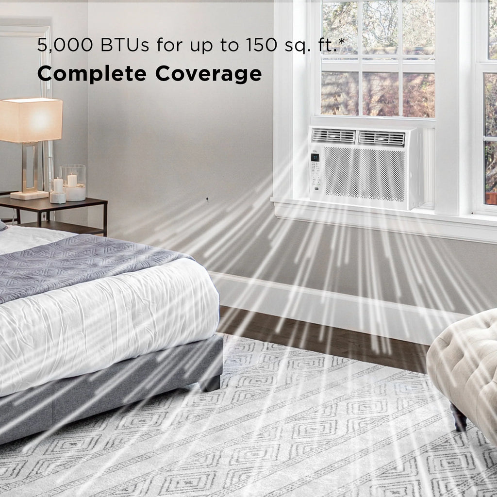 5,000 BTU White Window Air Conditioner U19560