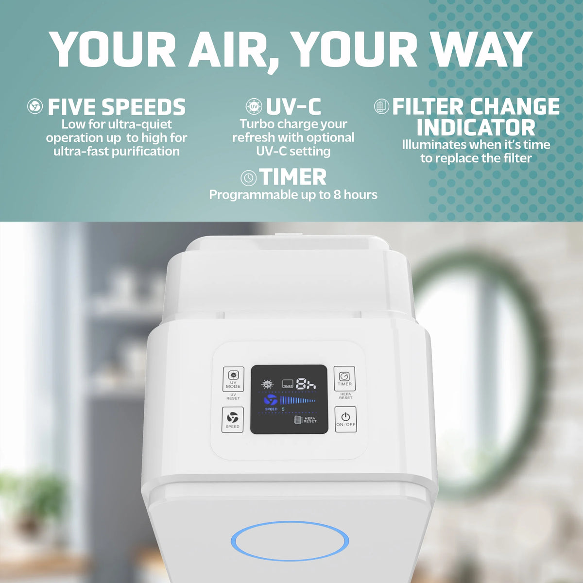 Tower Air Purifier with HEPA Filter E293520
