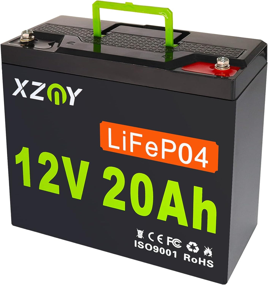 12V 20Ah LiFePO4 Battery with 20A BMS W59521