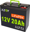 12V 20Ah LiFePO4 Battery with 20A BMS W59521