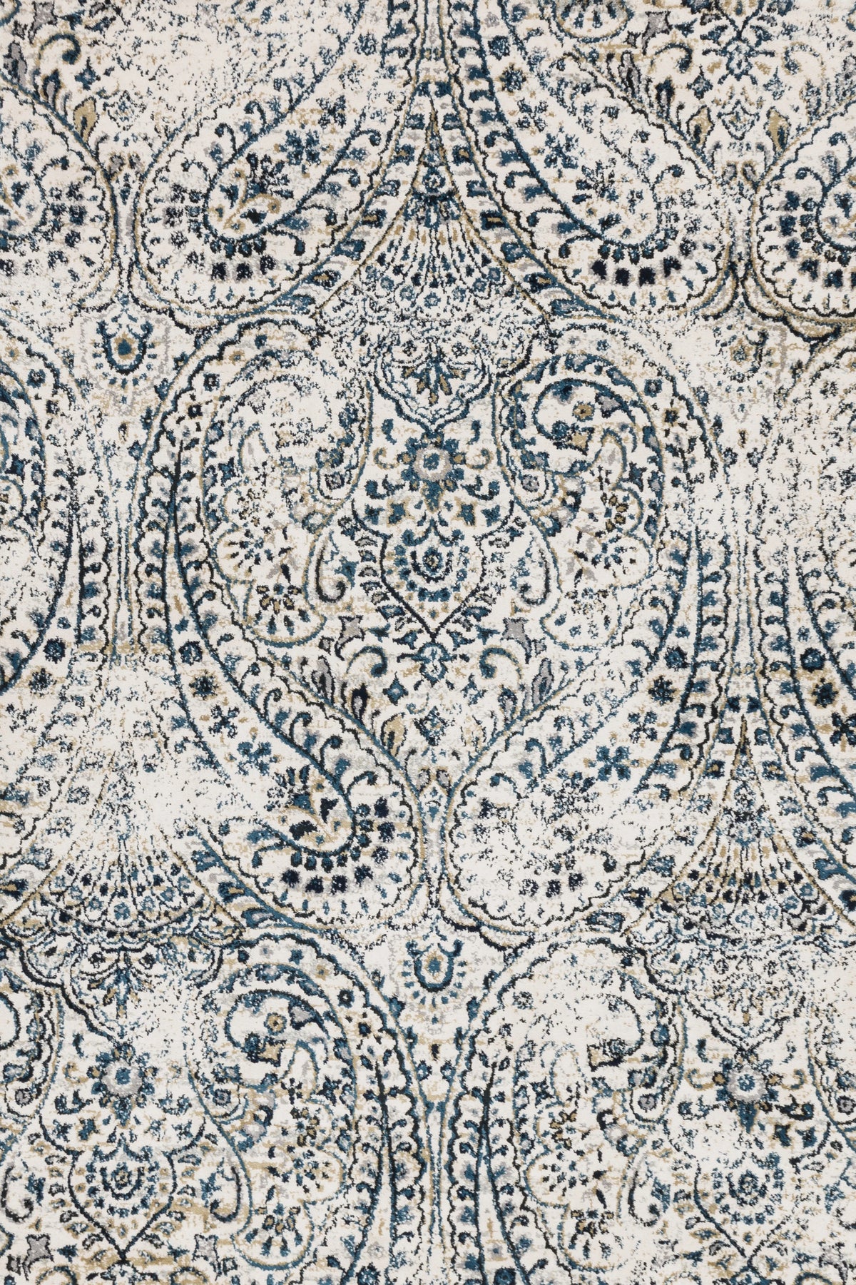 Ivory Indigo Rug 9'3 x 13' Y862