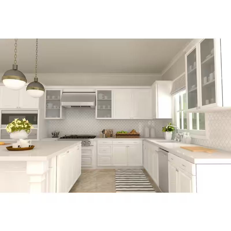 60 in. 1300 CFM Convertible Under Cabinet Range Hood in Stainless Steel K277298