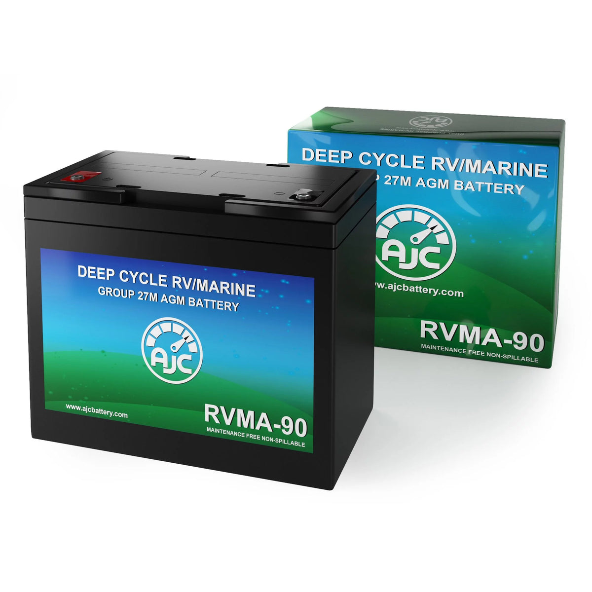 12V 90Ah Deep Cycle Solar Battery F752583