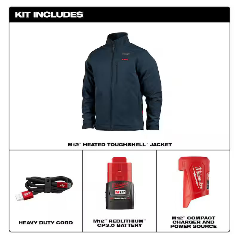 Navy Blue Heated Jacket G53006