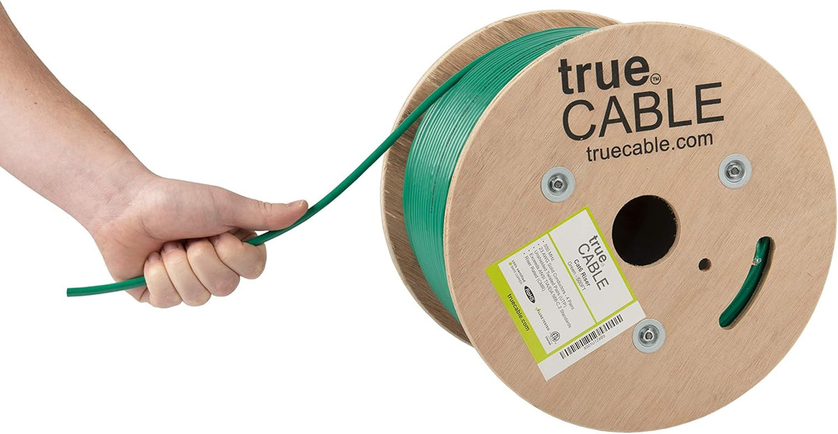 Green 500ft Cat6 Riser UTP Bulk Ethernet Cable A619677
