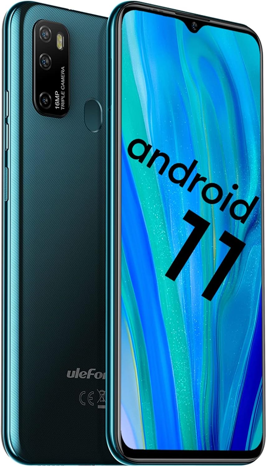 Unlocked Android Smartphone 6.52" Triple Camera Dual SIM 4500mAh Green Z133166