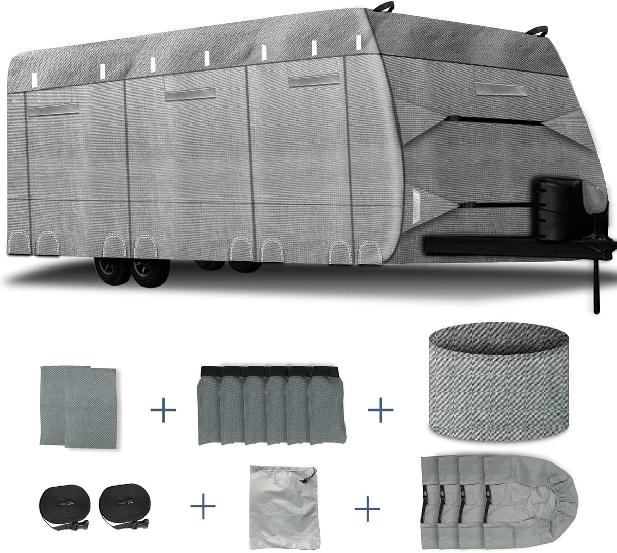 6 Layers Windproof UV Resistant RV Cover 30'1''-33' A19867