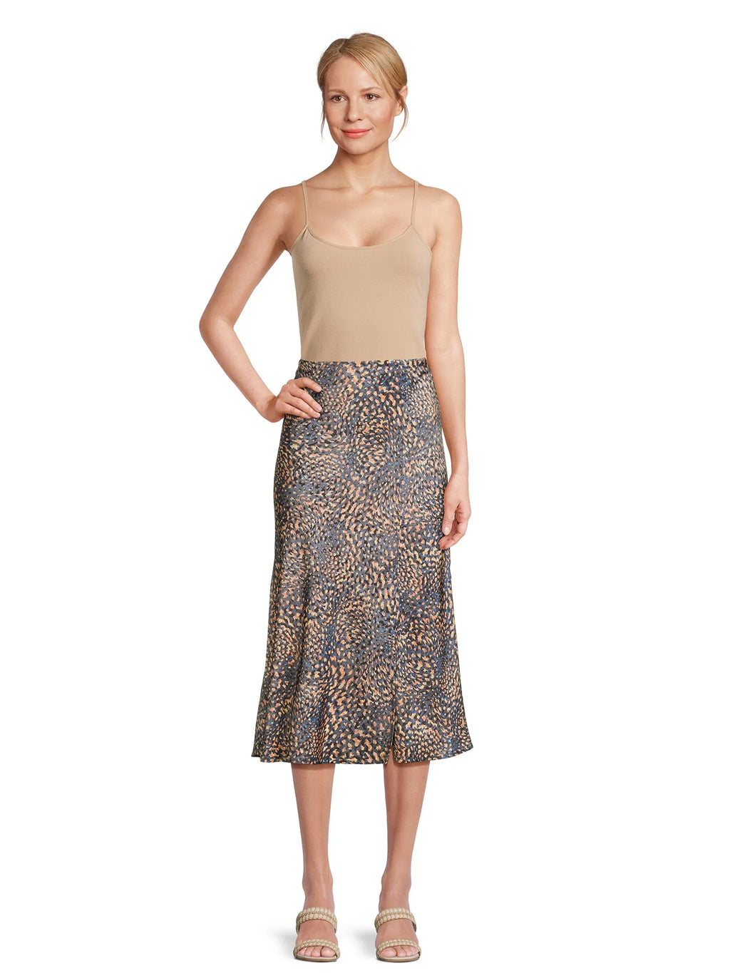 Women's Midi Slip Skirt 2-Pack H856