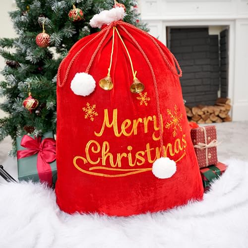 Large Velvet Drawstring Gift Bag P849528