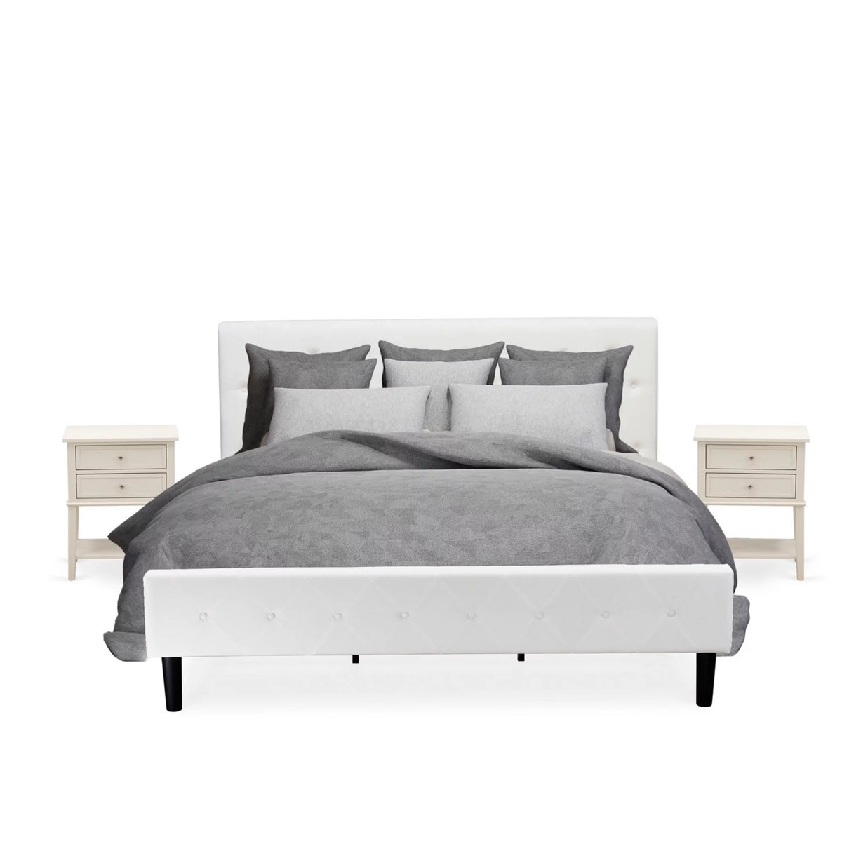 3 Pieces Wooden King Bedroom Set U489199