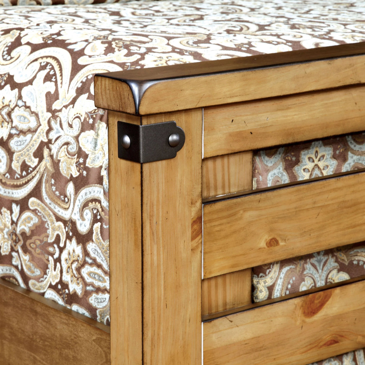 Wood Panel California King Bed W9004