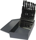 1.00mm - 13.00mm 25 Piece HSS Black & Gold Jobber Length Drill Bit Set Q723745