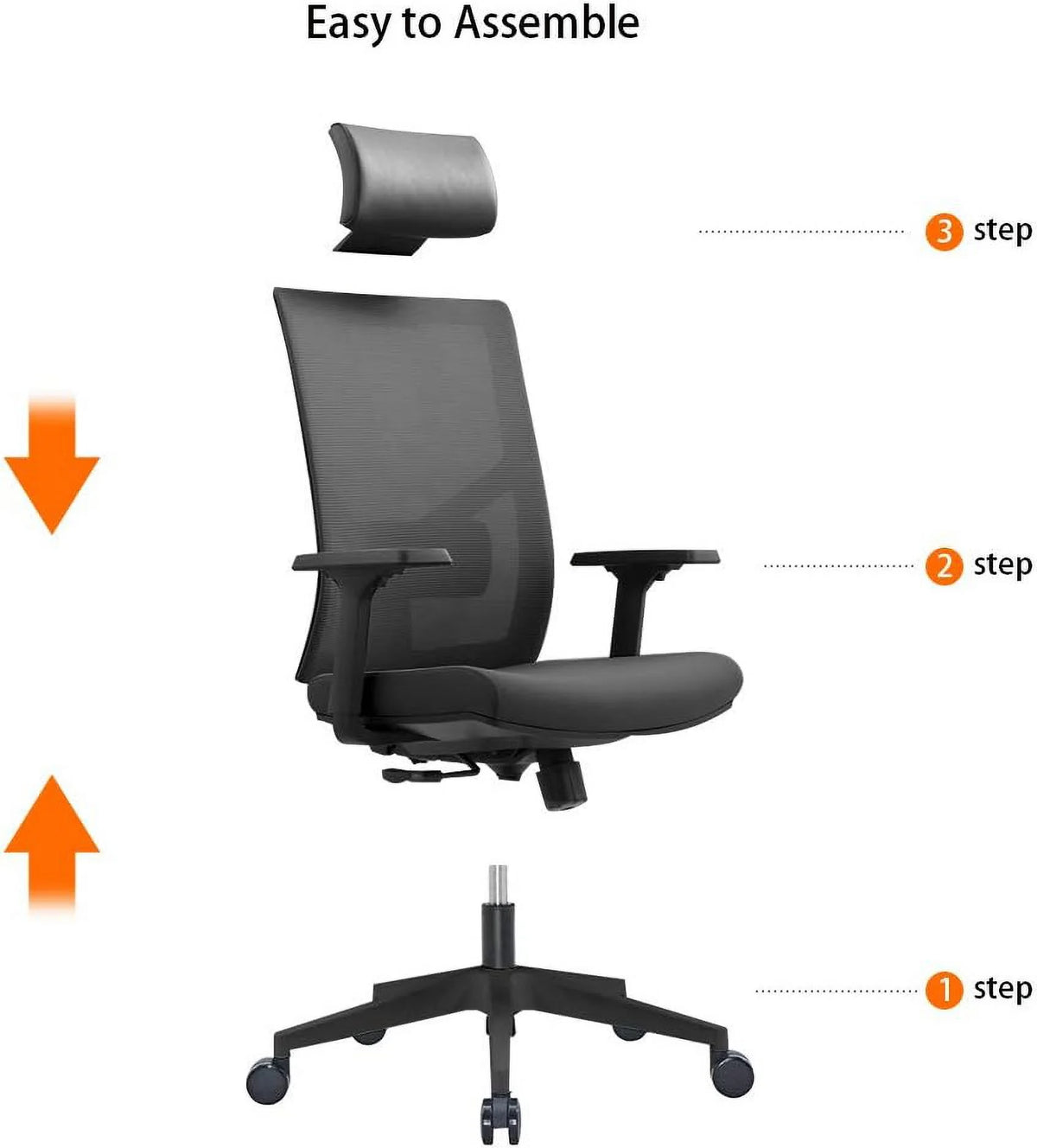 Ergonomic Mesh Office Chair with Lumbar Support G69534