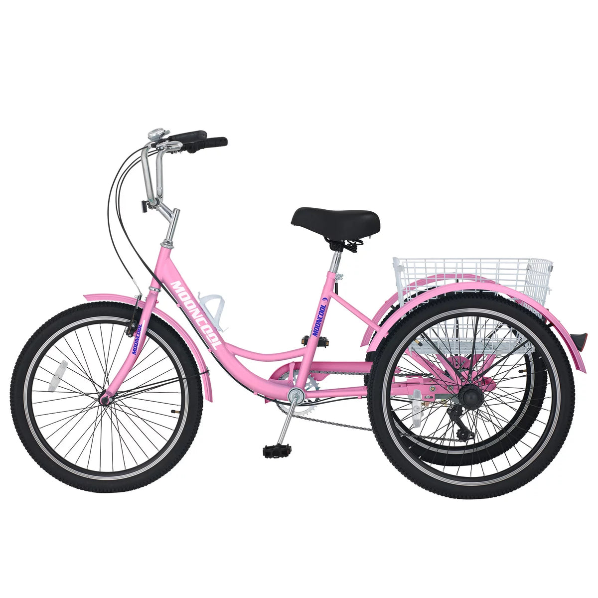 24 Adult Tricycle 7 Speed Cyan K35666