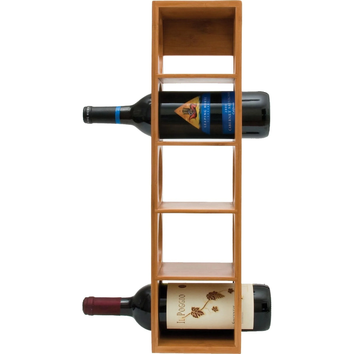 Bamboo 5 Bottle Wine Rack U81364