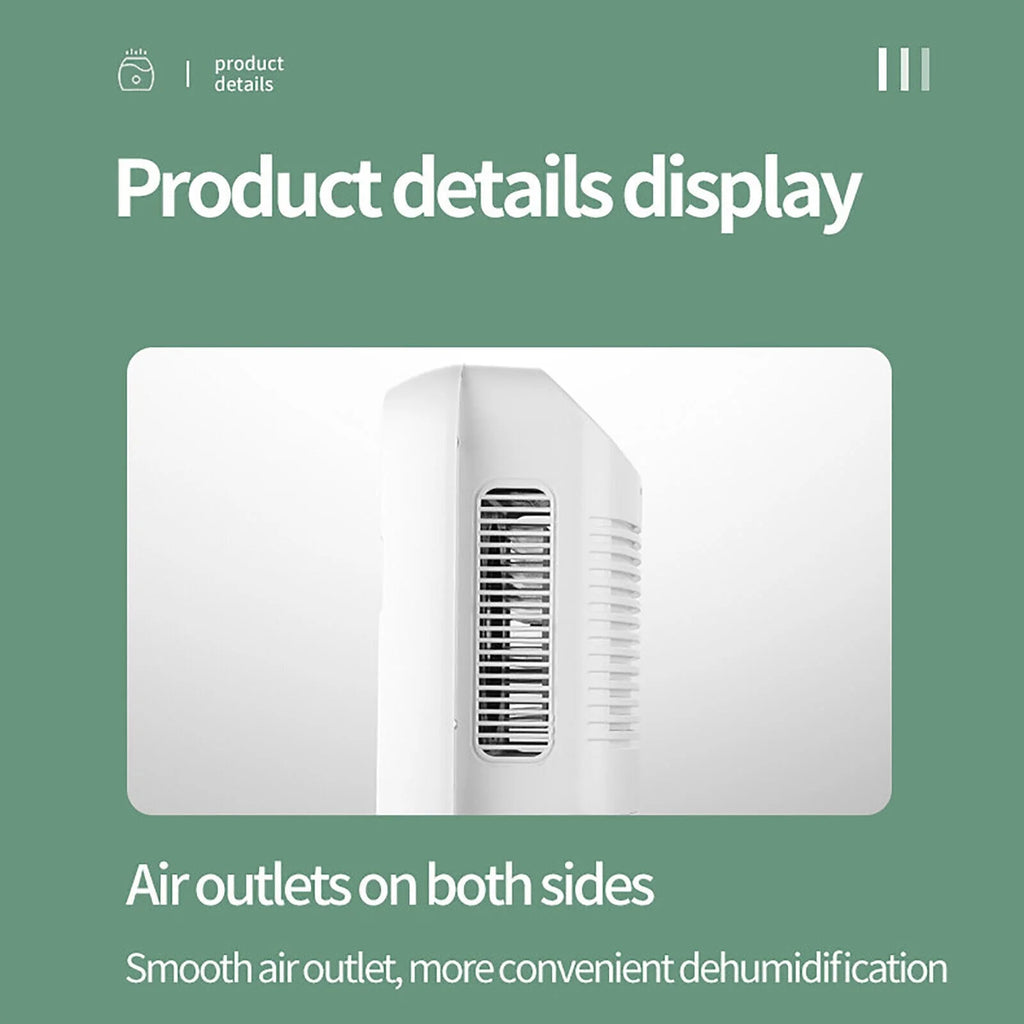 2.5L Water Tank Dehumidifier with Drain Hose U31813