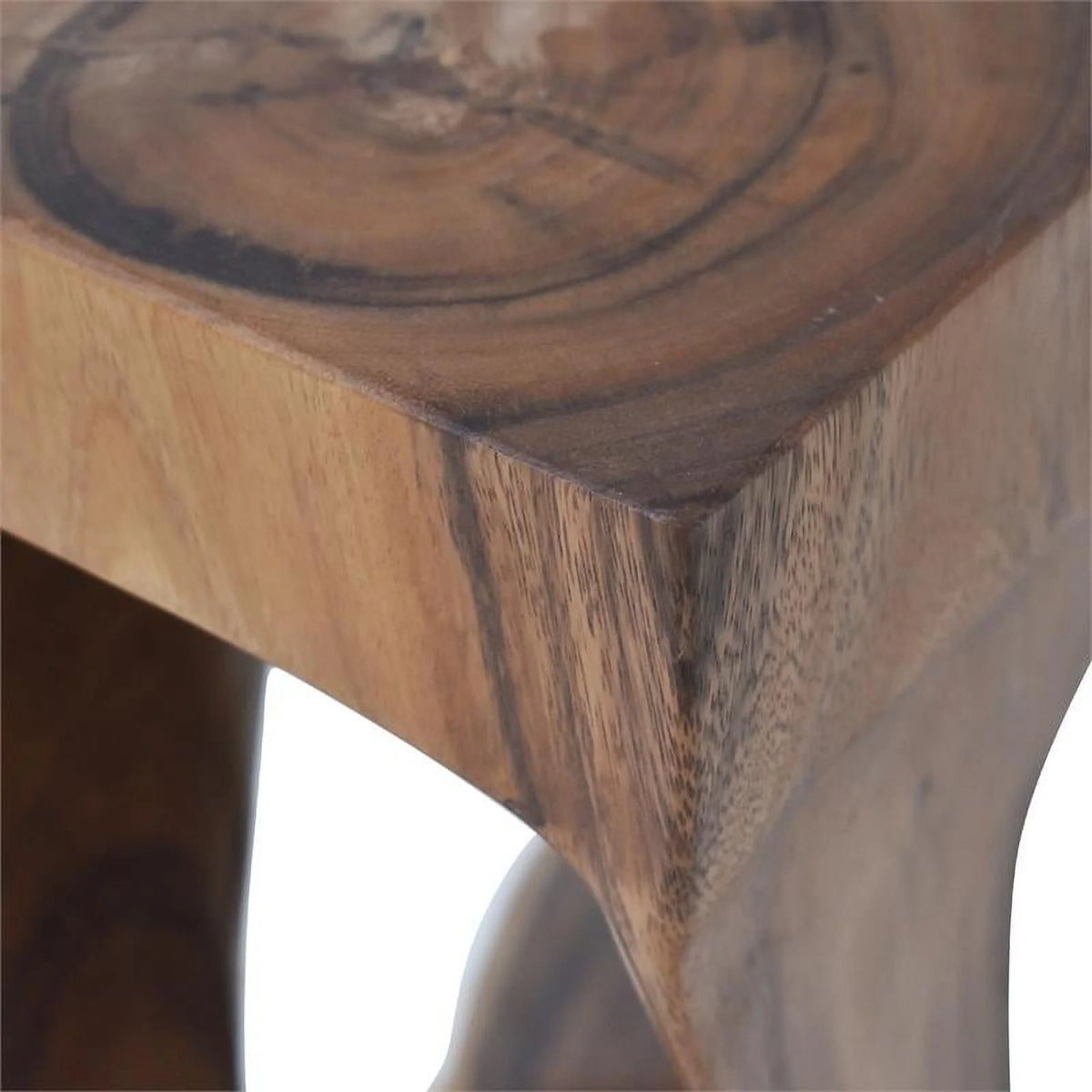 Brown Wood Accent Side Table N6681
