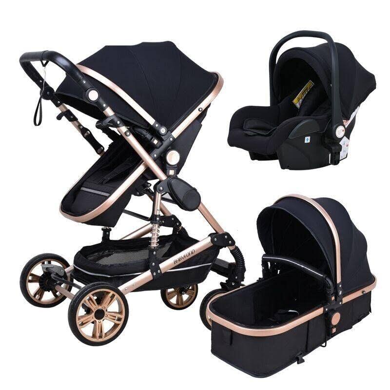 High Landscape Baby Stroller 3 in 1 D609