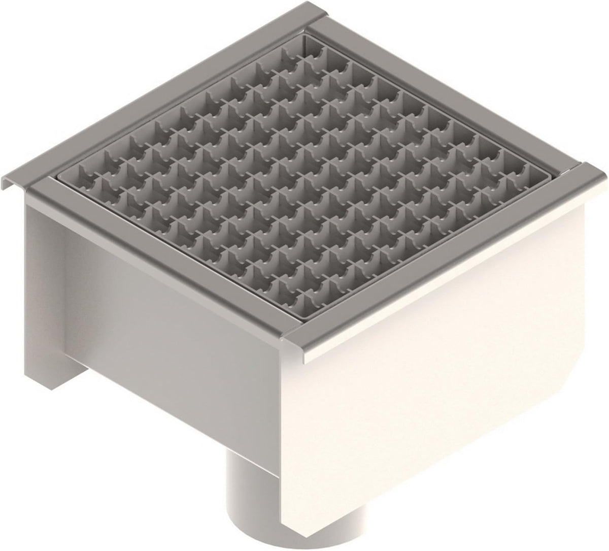 12x12 Stainless Steel Floor Drain with Anti Slip Grate I1567