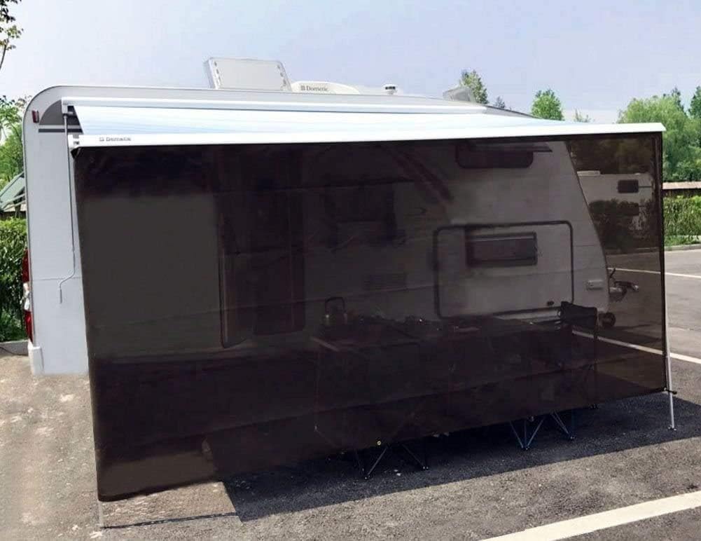 9' x 11' 3 Black Mesh RV Awning Sun Shade B497