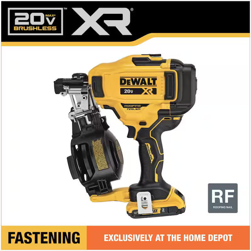 20V MAX Lithium-Ion Cordless Roofing Nailer Kit J304