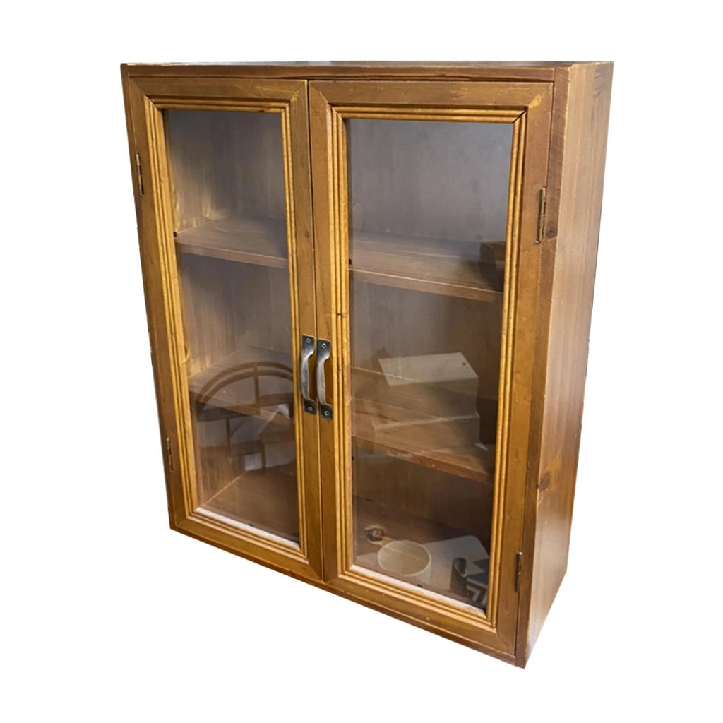 Rustic Storage Cabinet Organizer Shelf D440