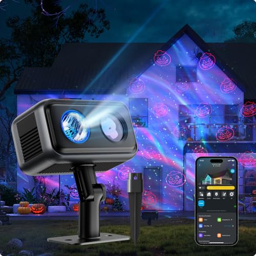 Outdoor Projector Light with 16 RGB Patterns IP65 Waterproof G963
