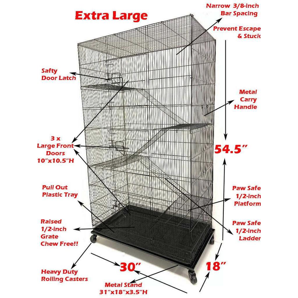 55 Extra Large Rolling Small Critters Habitat Cage D93727
