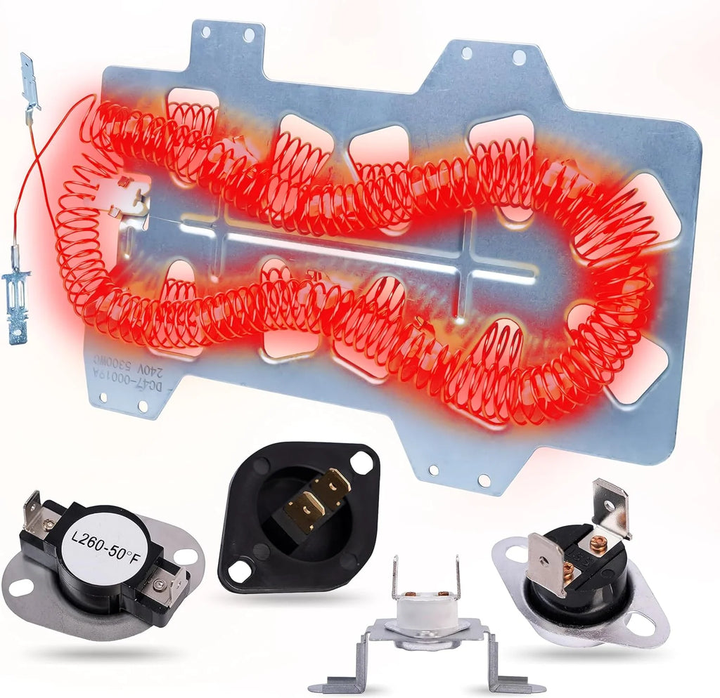 Dryer Heating Element & Fuses Q626669