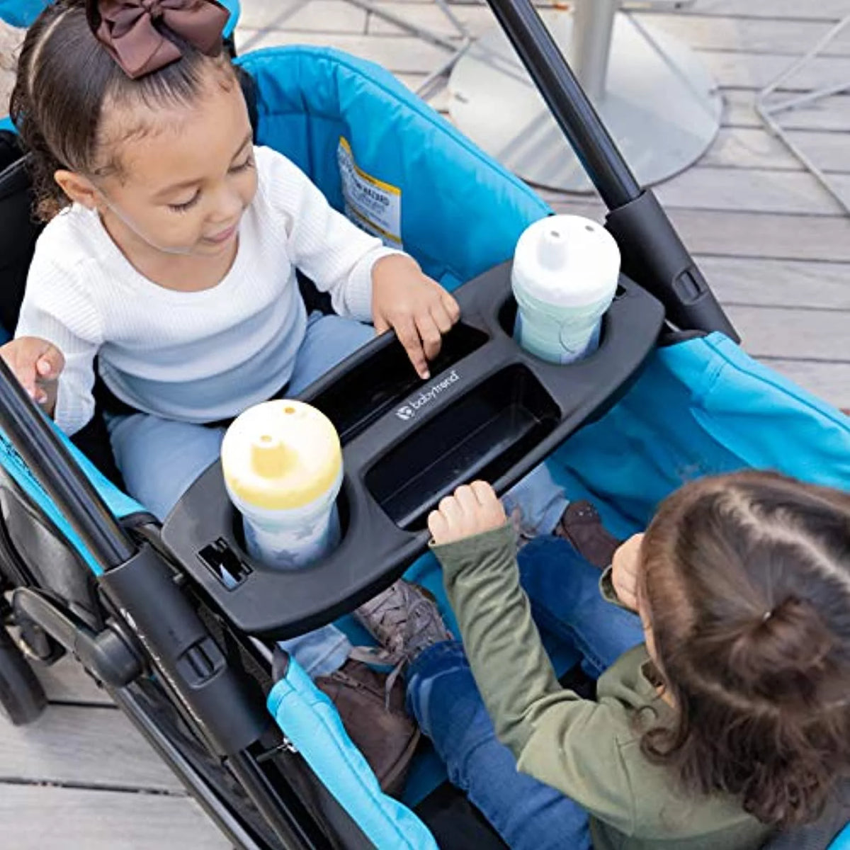 Gray Wagon Stroller W4913