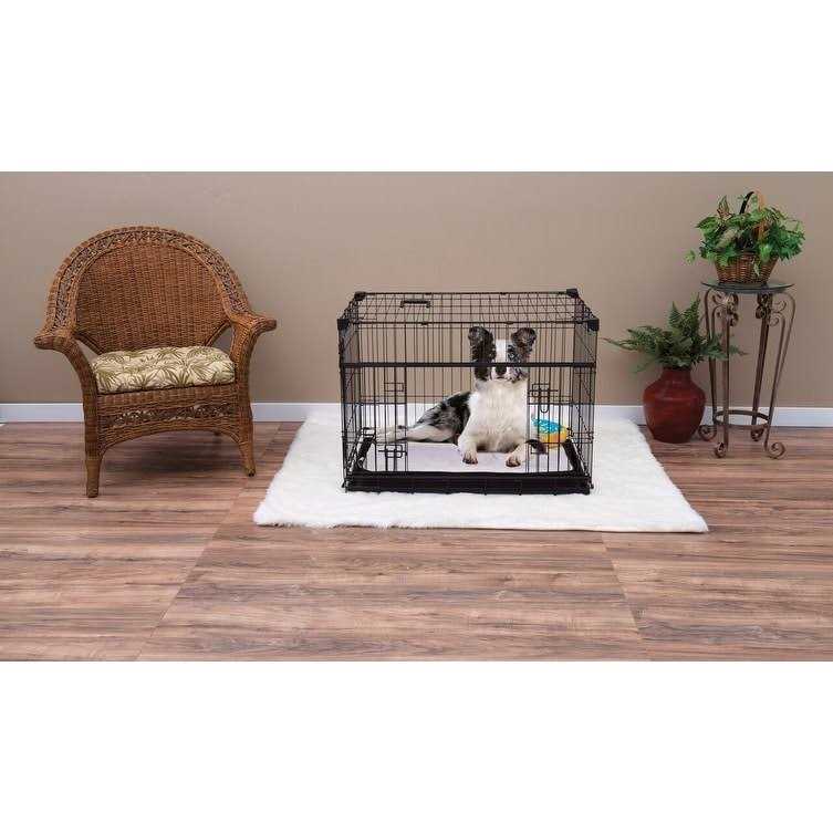 Sliding Double Door Dog Crate H469832
