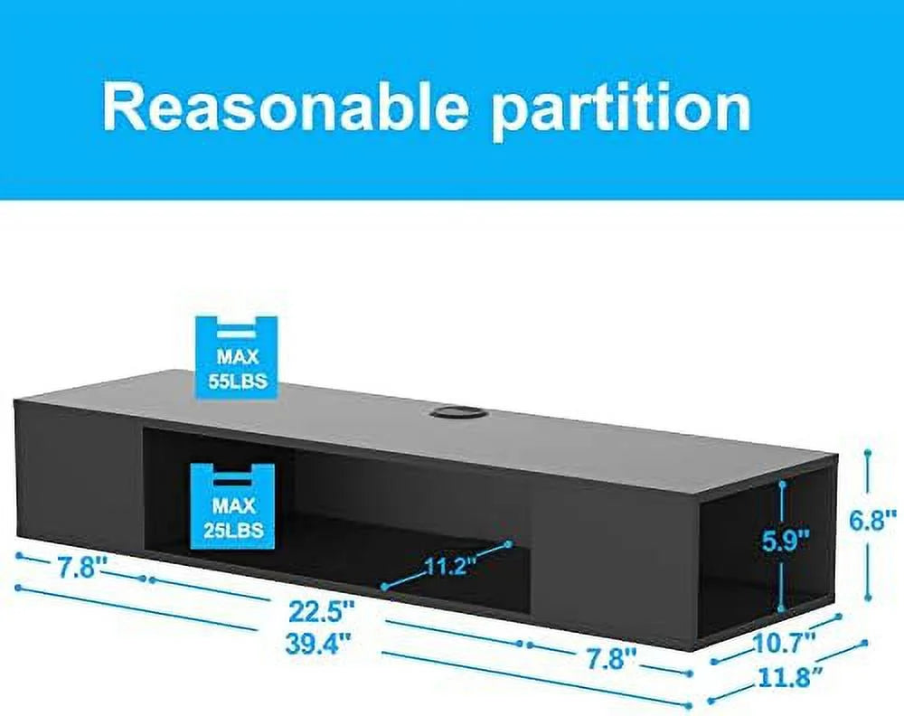 Floating Wall Mounted TV Stand Media Console F46419