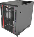 15U 35 inch Deep Lockable Server Rack Cabinet on Casters Z86625
